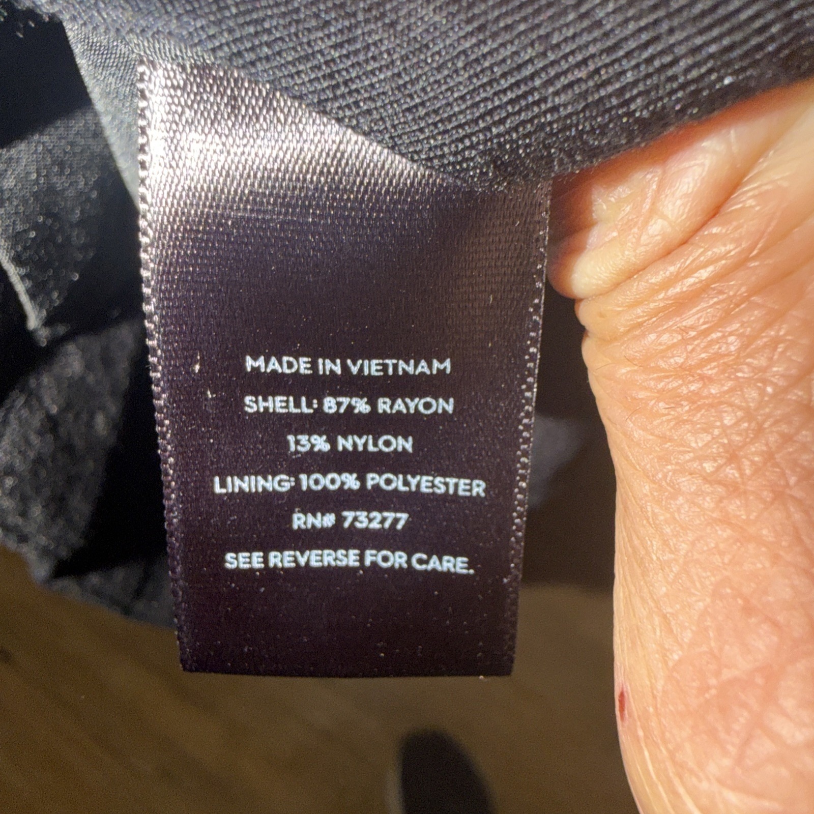 Simply Vera Wang Blazer Jacket Black Size Petite Small Pockets Career Button — image 4 of 8